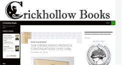 Desktop Screenshot of crickhollowbooks.com.au